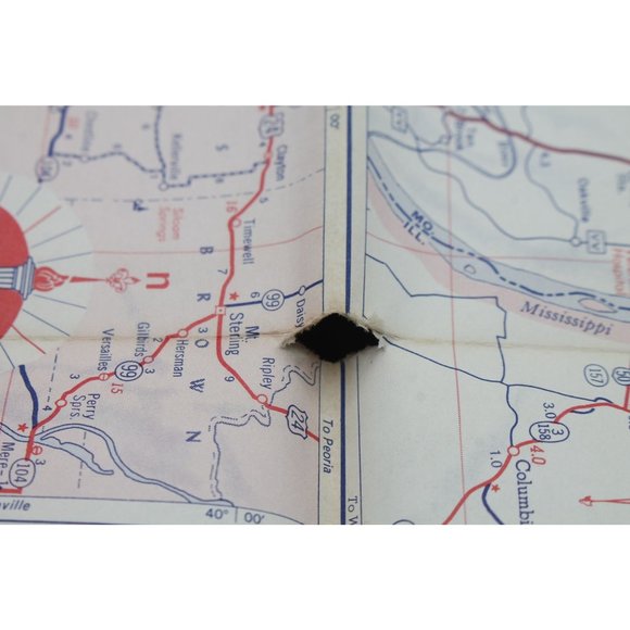 Vintage Standard Oil Company Missouri Pocket Travel Road Map - Picture 12 of 13